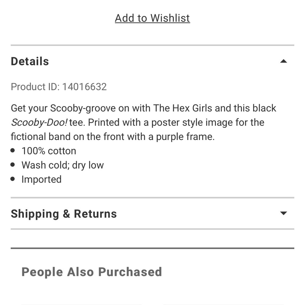 Scooby doo and the hex girls tee - Picture 2 of 8